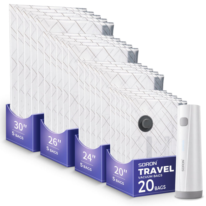 20 pack vacuum storage bags