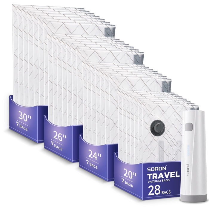 28 pack vacuum storage bags